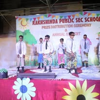 Students performing at the annual function