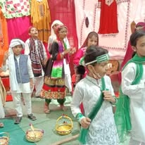 Independence Day celebration at school